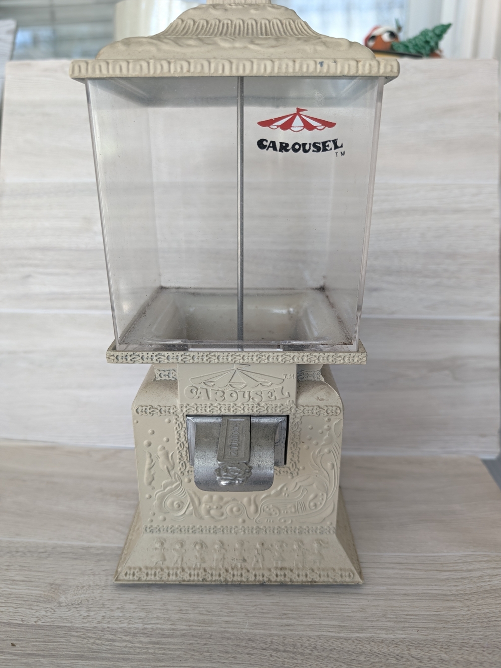 Vintage Carousel Industries Dual-Compartment Peanut & Candy Dispenser – COMPLETE